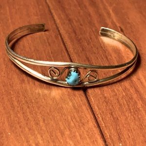 Turquoise Sterling Silver Cuff Bracelet
